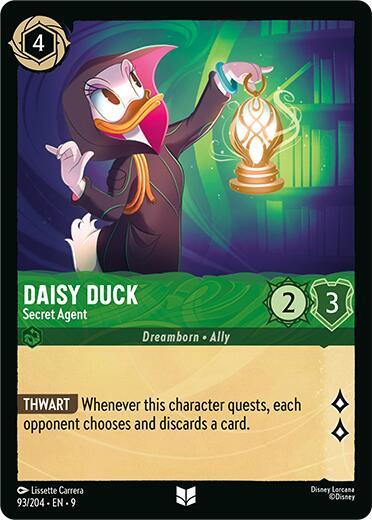 Daisy Duck - Secret Agent Card Front