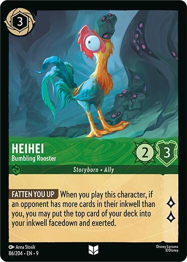 Heihei - Bumbling Rooster Card Front