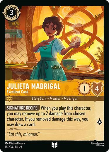 Julieta Madrigal - Excellent Cook Card Front