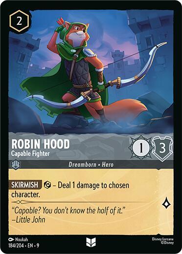 Robin Hood - Capable Fighter Card Front