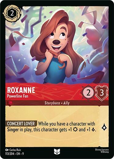 Roxanne - Powerline Fan Card Front