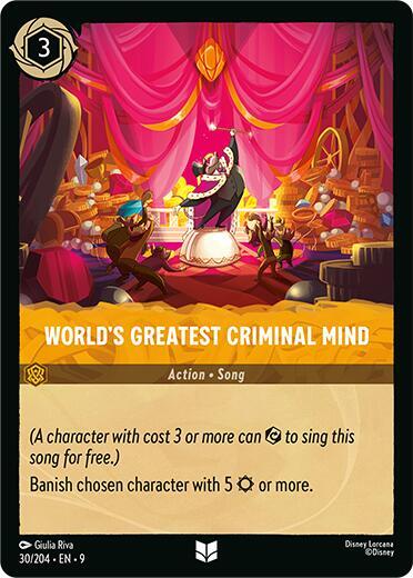 World's Greatest Criminal Mind Card Front