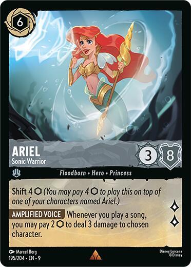 Ariel - Sonic Warrior Card Front