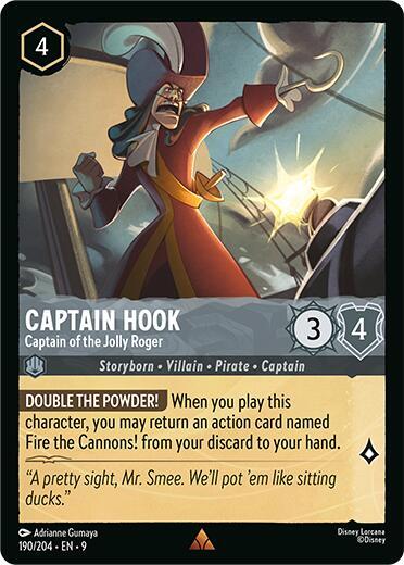 Captain Hook - Captain of the Jolly Roger Card Front