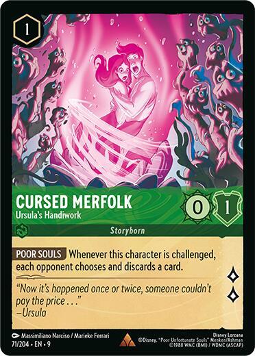 Cursed Merfolk - Ursula's Handiwork Card Front