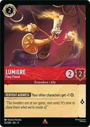 Lumiere - Fiery Friend 121