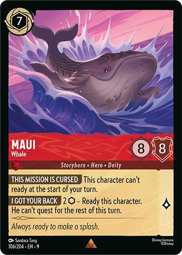 Maui - Whale Card Front