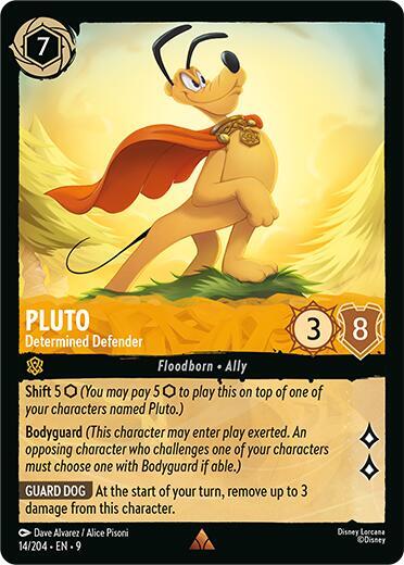 Pluto - Determined Defender Card Front