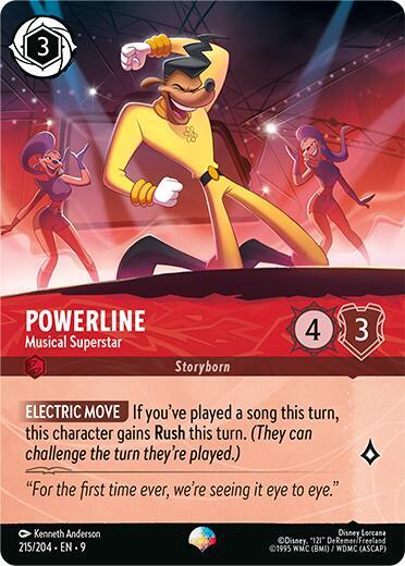 Powerline - Musical Superstar Card Front