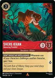 Shere Khan - Menacing Predator 104