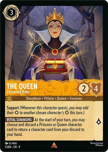 The Queen - Conceited Ruler Card Front