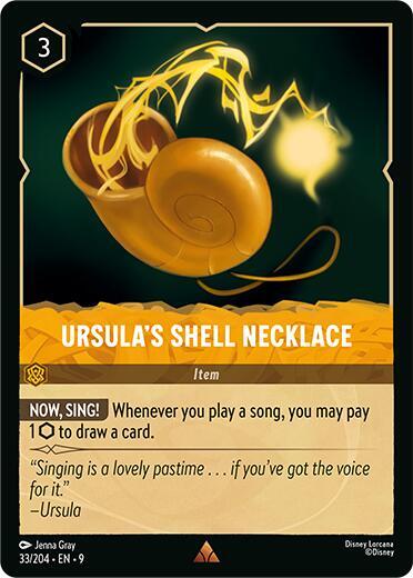 Ursula's Shell Necklace Card Front