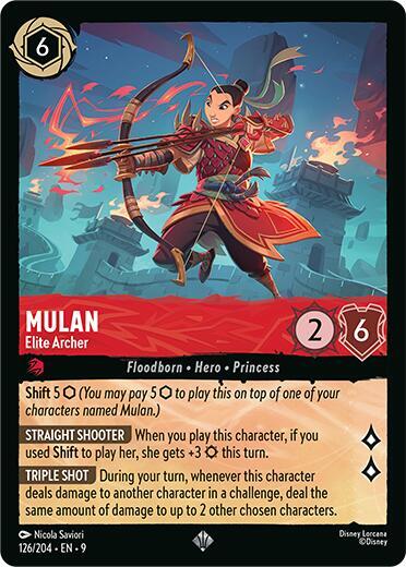 Mulan - Elite Archer Card Front
