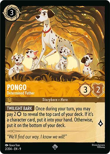 Pongo - Determined Father Card Front