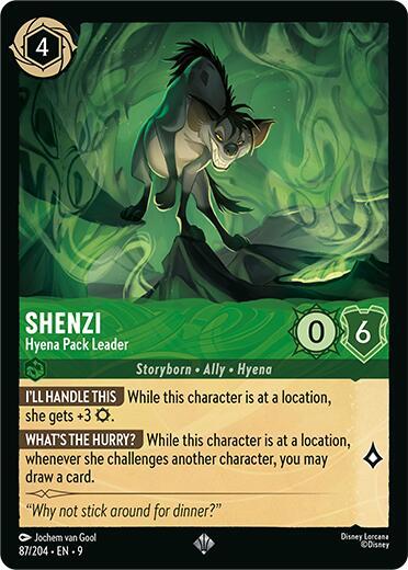 Shenzi - Hyena Pack Leader Card Front