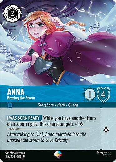 Anna - Braving the Storm Card Front
