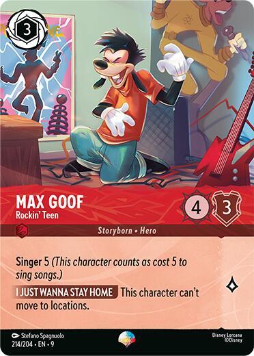 Max Goof - Rockin' Teen Card Front