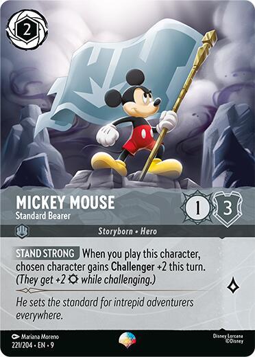Mickey Mouse - Standard Bearer Card Front