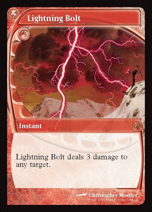Lightning Bolt Card Front