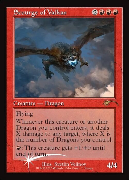Scourge of Valkas Card Front