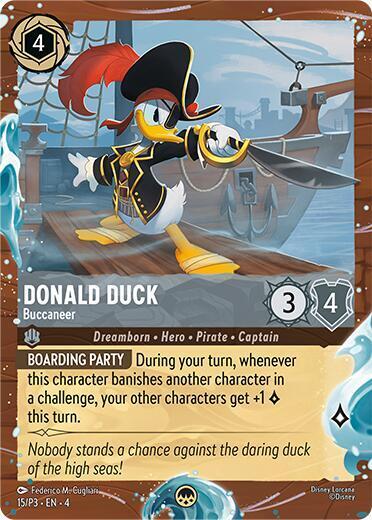 Donald Duck - Buccaneer Card Front