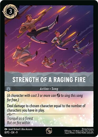 Strength of a Raging Fire Card Front