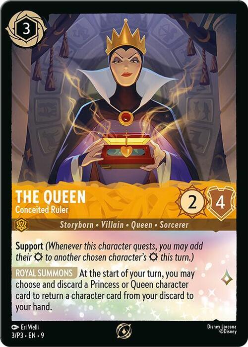 The Queen - Conceited Ruler Card Front