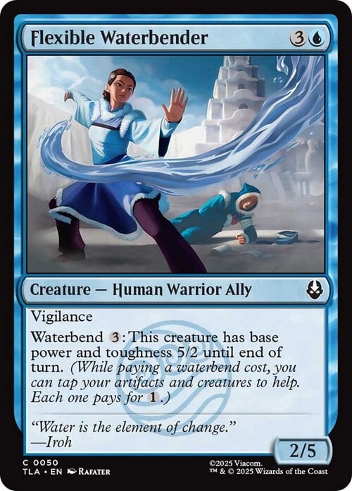 Flexible Waterbender Card Front