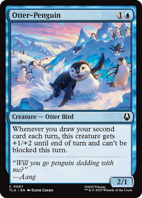 Otter-Penguin Card Front