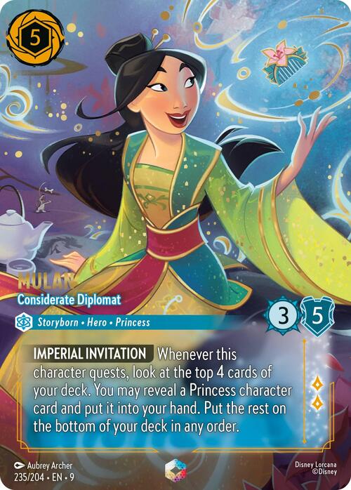 Mulan - Considerate Diplomat Card Front