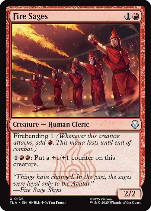 Fire Sages Card Front