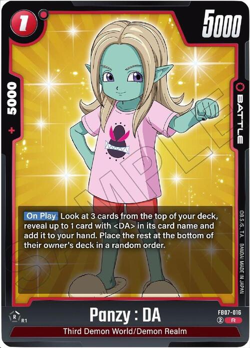 Panzy : DA Card Front