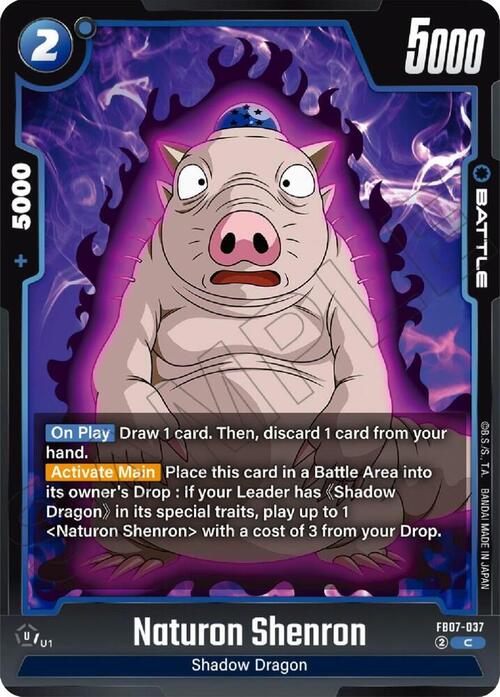 Naturon Shenron Card Front