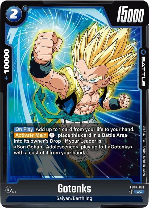 Gotenks Card Front