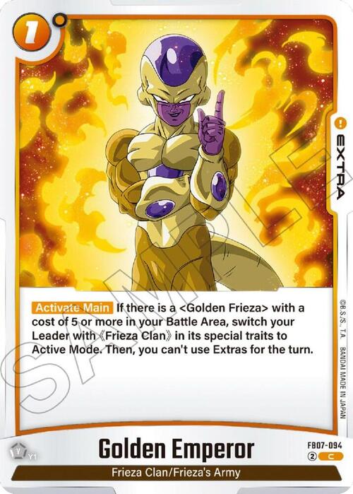 Golden Emperor Card Front