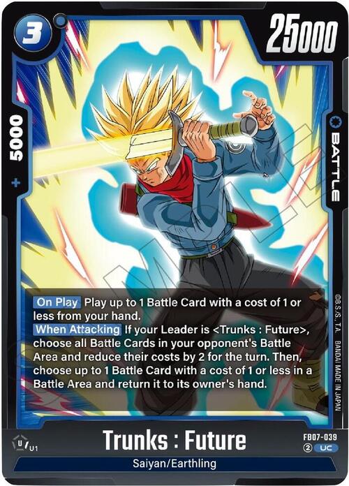 Trunks : Future Card Front