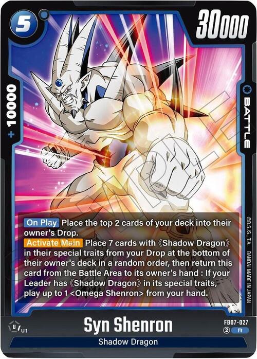Syn Shenron Card Front