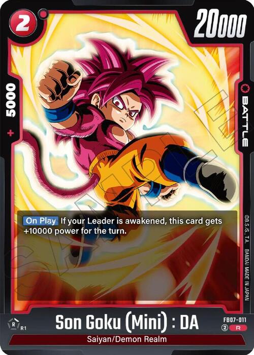 Son Goku (Mini) Card Front