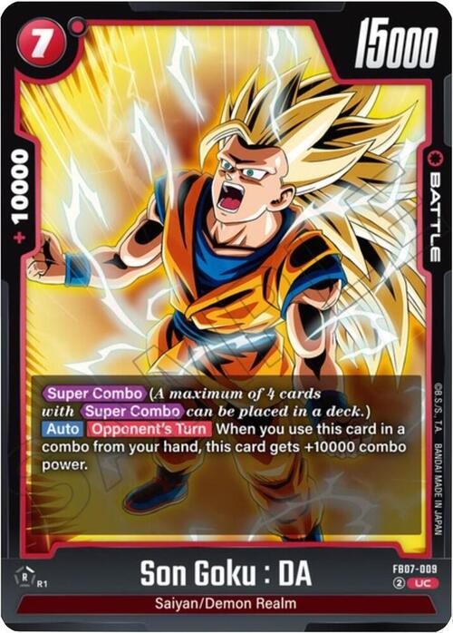Son Goku : DA Card Front