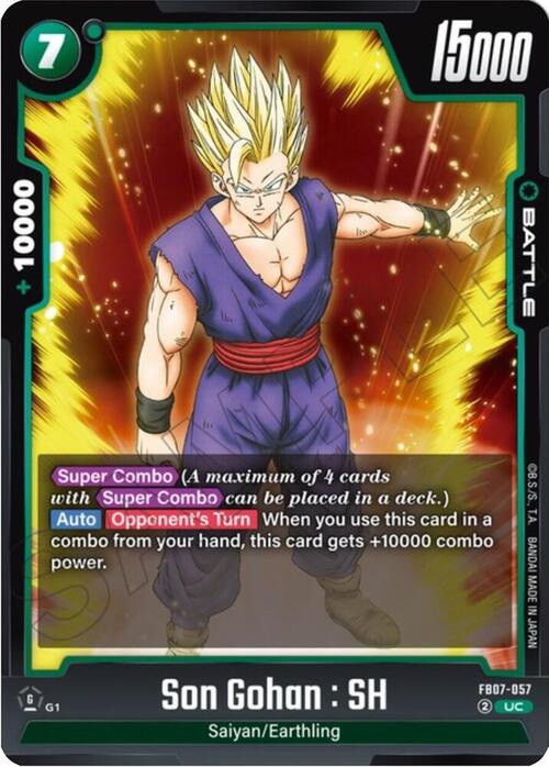 Son Gohan : SH Card Front