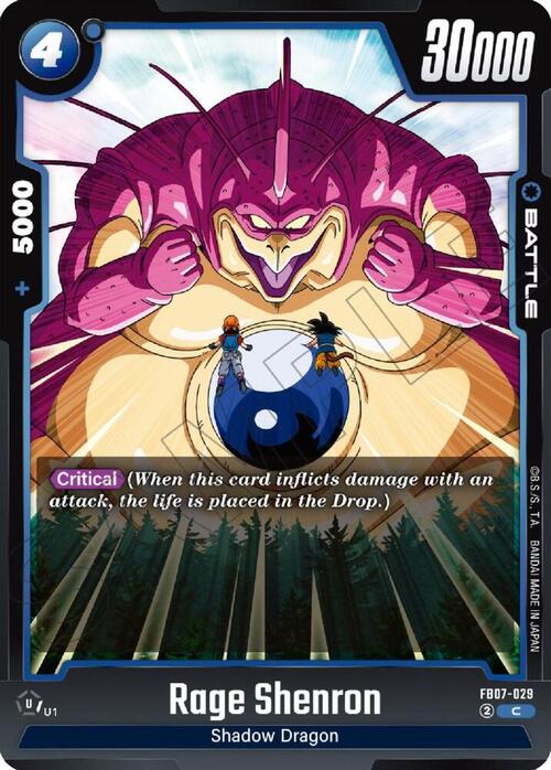 Rage Shenron Card Front