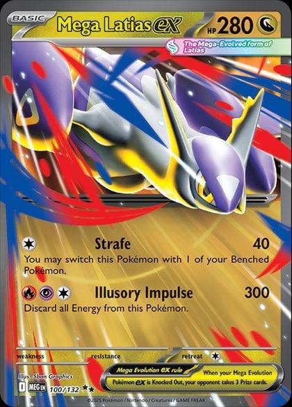 Mega Latias ex Card Front