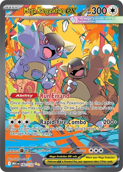 Mega Kangaskhan ex Card Front