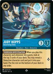 Judy Hopps - Alla Scoperta di Indizi