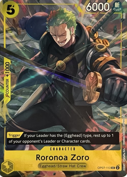 Roronoa Zoro Card Front