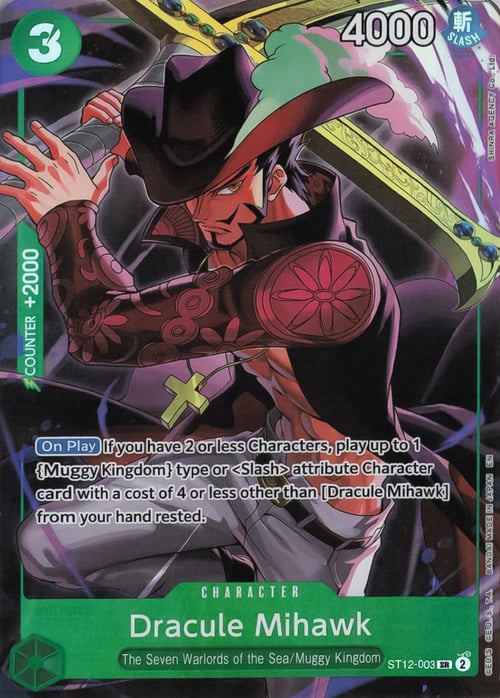 Dracule Mihawk Card Front