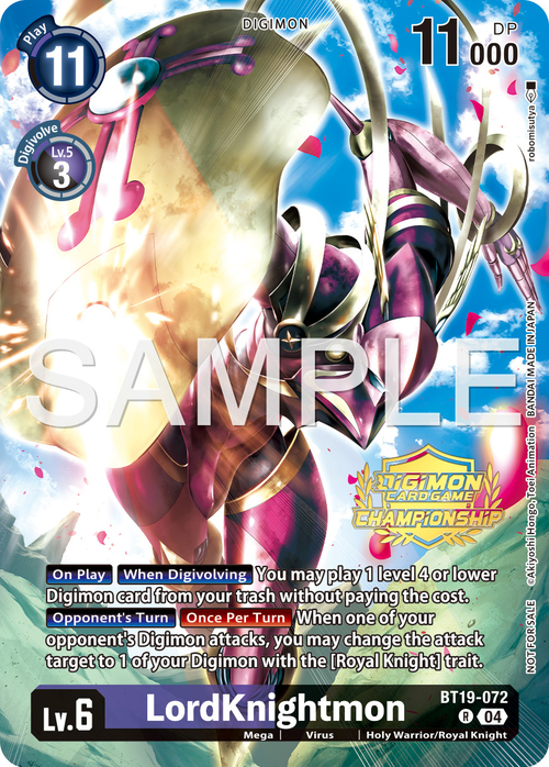 LordKnightmon Card Front