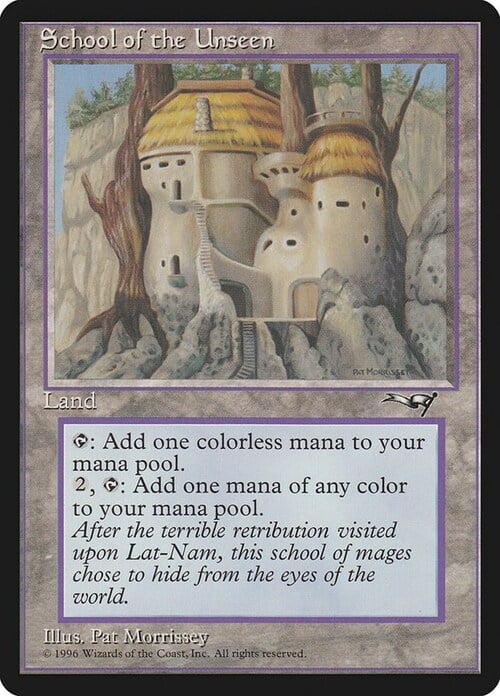 School of the Unseen Card Front