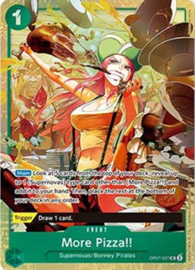 More Pizza!! Card Front