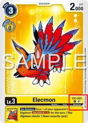 Elecmon · Time Stranger Demo Deck EX1-023